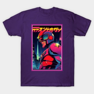 Retro Anime Comic Hero | Anime Origin | Vintage Anime Art T-Shirt